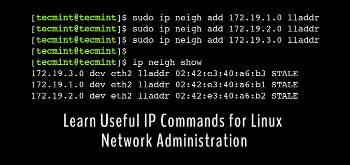 Comment utiliser la commande IP dans Linux [24 exemples utiles]